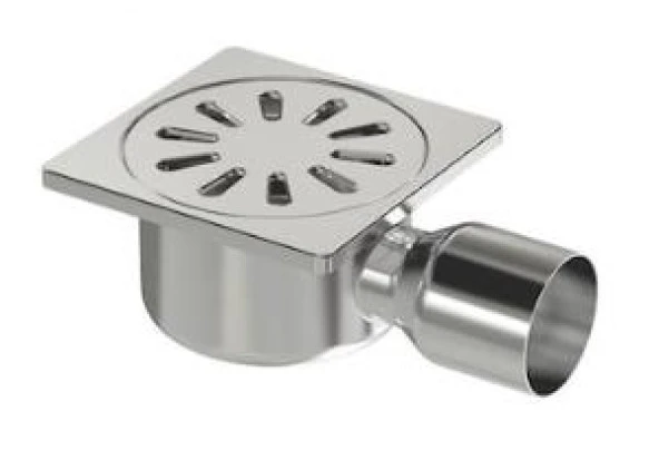 Maxiflow Premium Banyo Süzgeci Krom Yer Sifonu 10*10*50 ürün görseli 1