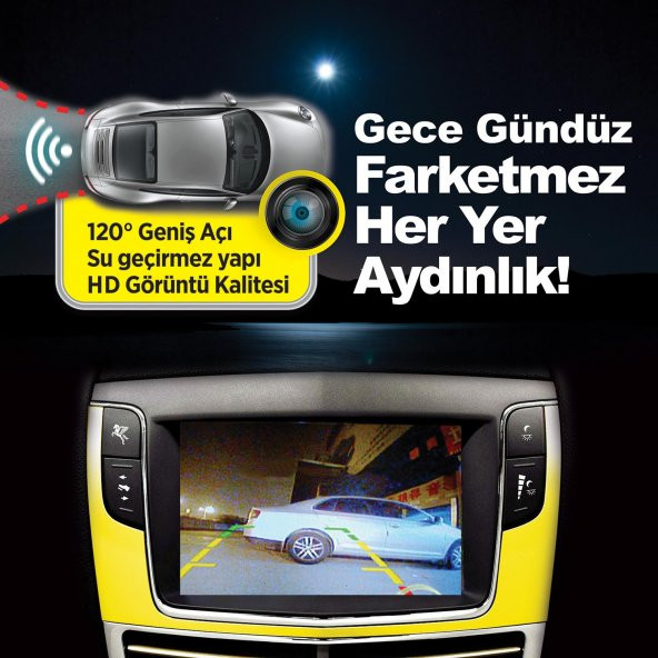 AUTOMİX GECE GÖRÜŞLÜ PARK KAMERASI - Resim 2