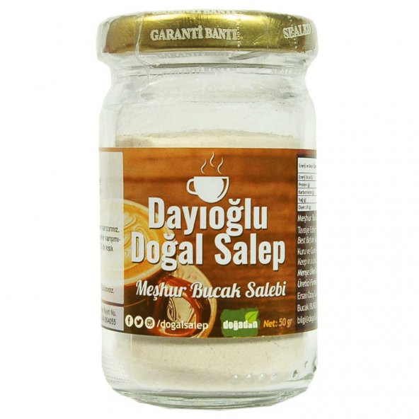 DAYIOĞLU DOĞAL TOZSALEP 50 GR MEŞHUR BUCAK TOZ SALEP'İ ürün görseli 1