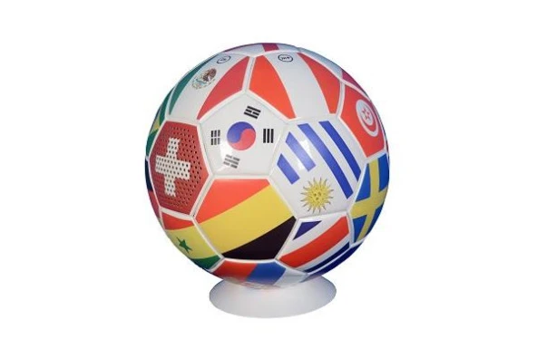 Doppler Futbol Topu Bluetooth Kablosuz Hoparlör Büyük Boy Ülkeler Bayraklı ürün görseli 1