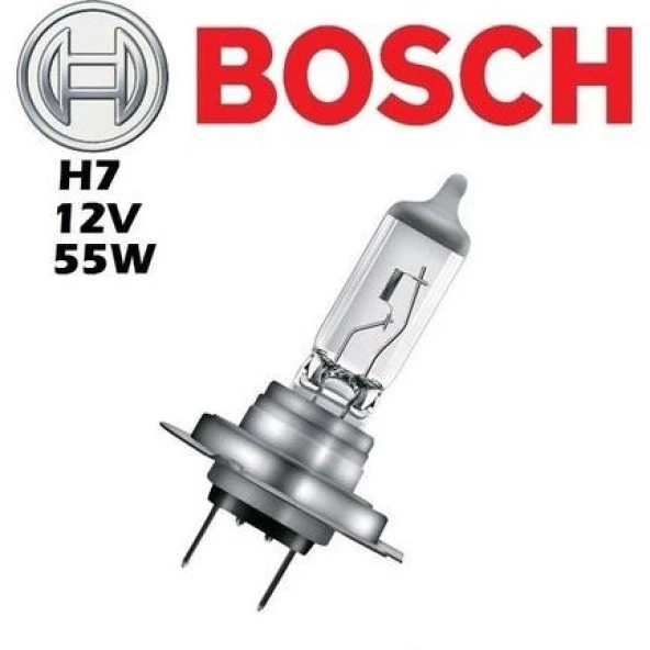 BOSCH H7 12V 55W FAR AMPULÜ 1 ADET ürün görseli 1