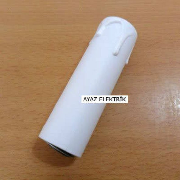 Büyük Beyaz E14 Mum Duy Dekoratif Standart Avize Ampul Duyu ürün görseli 1