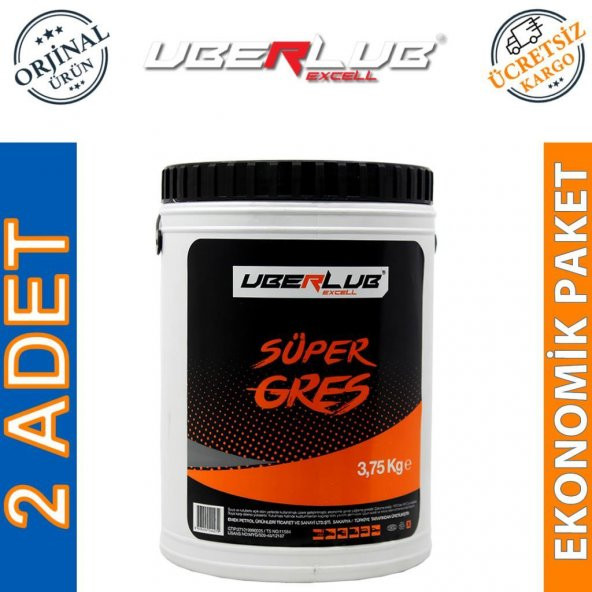 Uberlub Excell Süper Gres 3,75 Kg (2 Adet) ürün görseli 1
