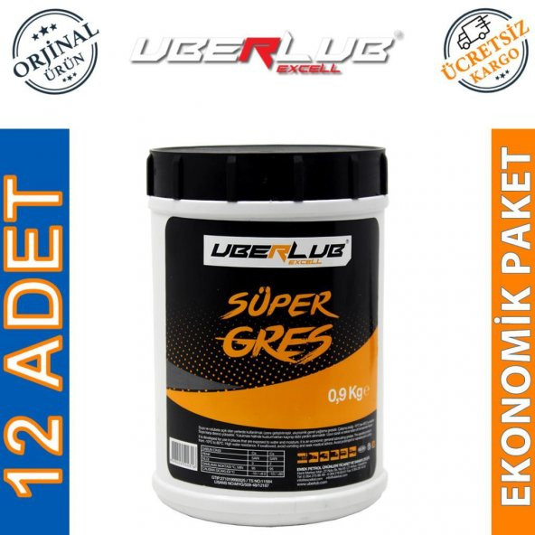 Uberlub Excell Süper Gres 0,9 Kg (12 Adet) ürün görseli 1