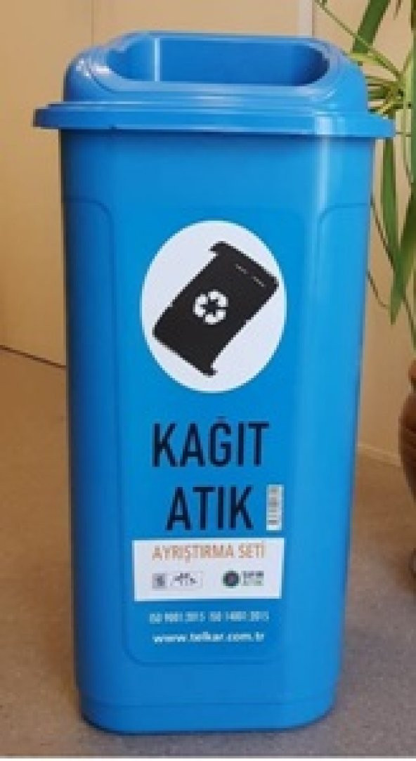Sıfır Atık Projesi Kağıt Atık Kovası 60 lt ürün görseli 1