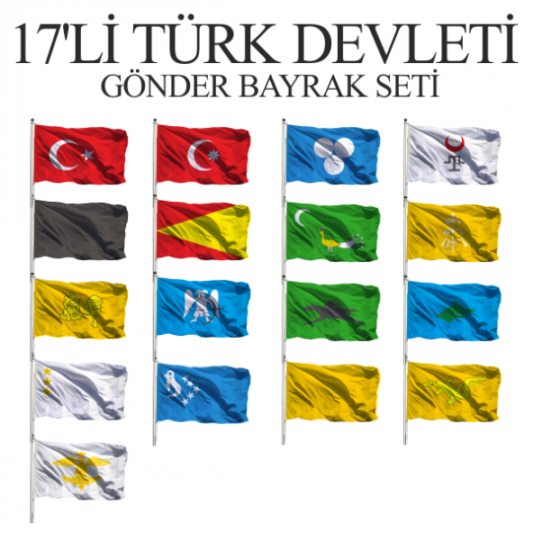17 Li Türk Devletleri Seti 100x150 ürün görseli 1