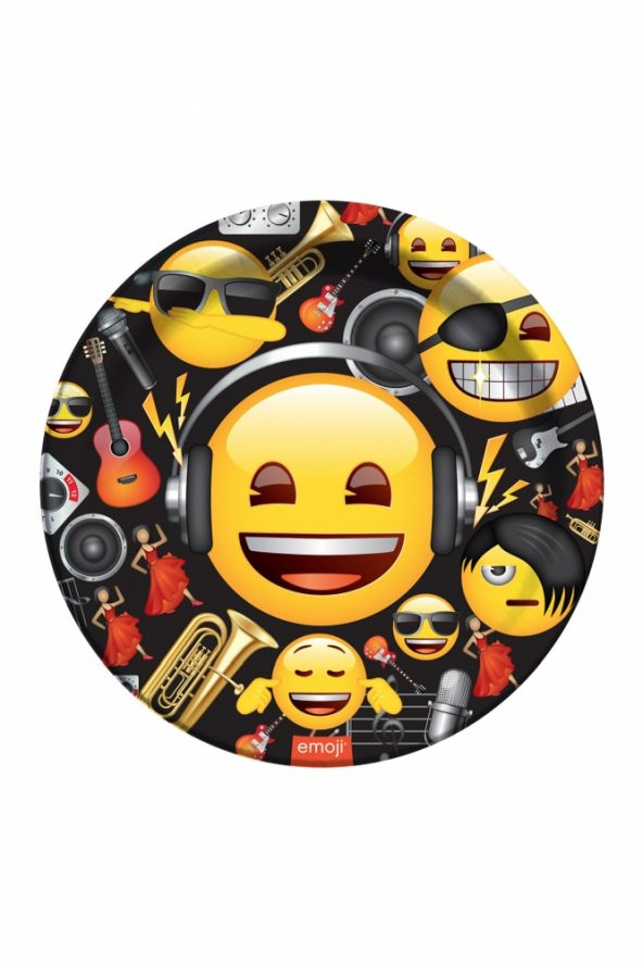 EMOJİ GENÇ TABAK 8Lİ ürün görseli 1