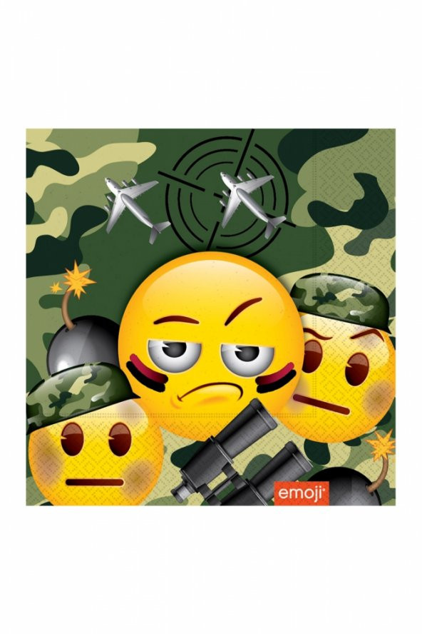 EMOJİ KAMUFLAJ PEÇETE 20Lİ ürün görseli 1