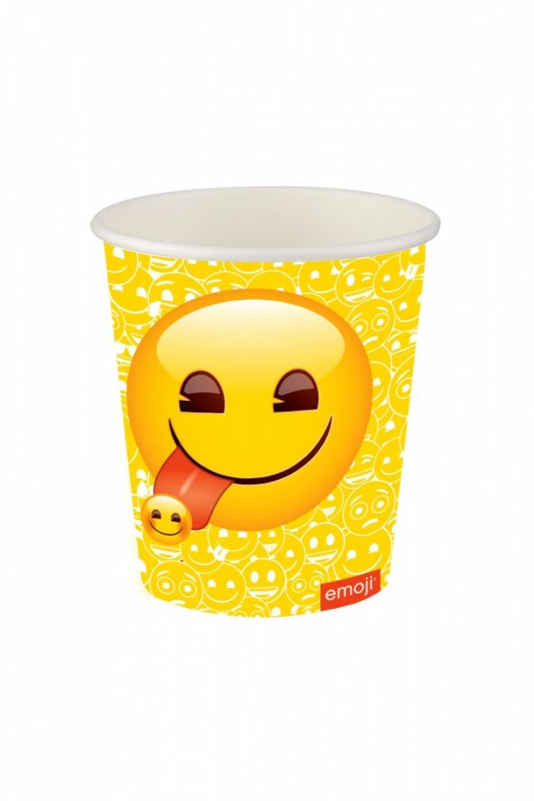 EMOJİ DÜNYASI BARDAK 8Lİ ürün görseli 1