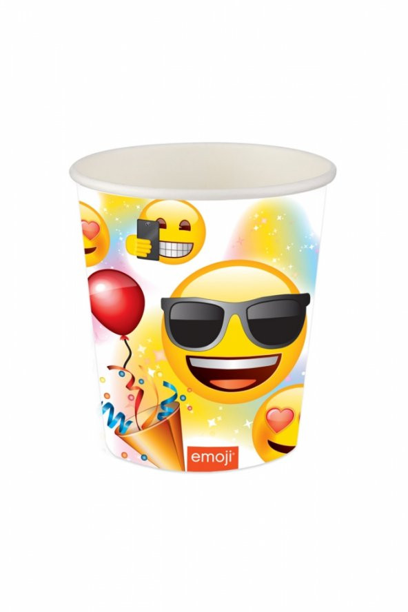 EMOJİ PARTİ BARDAK 8Lİ ürün görseli 1