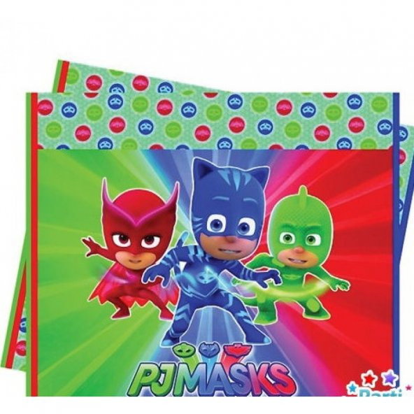 PJ MASKELİLER MASA ÖRTÜSÜ 120X180(PLASTİK) ürün görseli 1