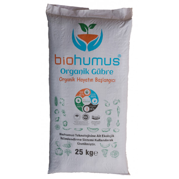 Biohumus Organik Gübre 25 Kg TEKLİ ürün görseli 1