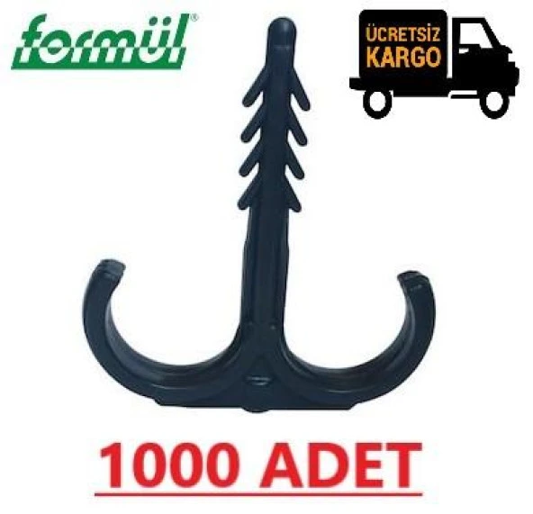Kılçık Kelepçe Mobil Boru Sabitleme Kelepçesi YERE TESPİT 1000 Ad ürün görseli 1