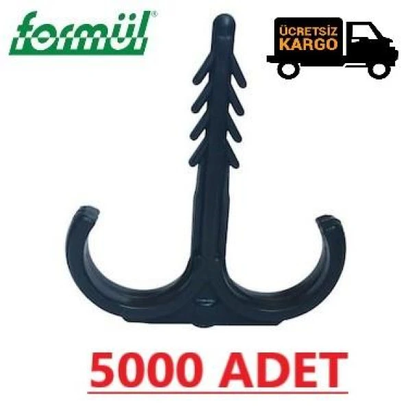 Kılçık Kelepçe Mobil Boru Sabitleme Kelepçesi YERE TESPİT 5000 Ad ürün görseli 1