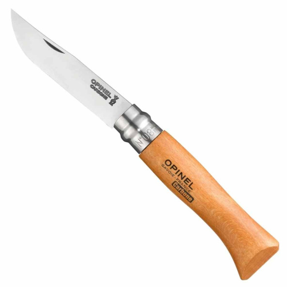 Opinel No 8 Kayın Saplı Karbon Çelik Çakı ürün görseli 1