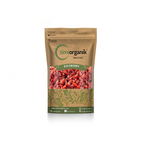 Simiorganik 1. Sınıf Goji Berry 100 Gr. - Resim 3