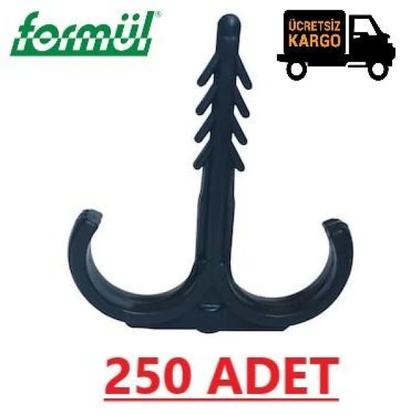 Kılçık Kelepçe Mobil Boru Sabitleme Kelepçesi YERE TESPİT 250 Ad ürün görseli 1