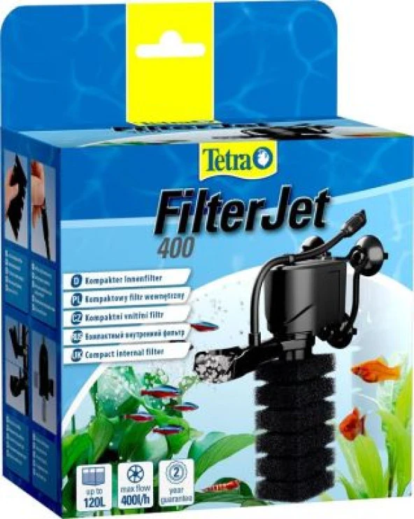 Tetra Filter Jet 400 İç Filtre 50-120 LT 400 L/H 2 Yıl Garantili ürün görseli 1
