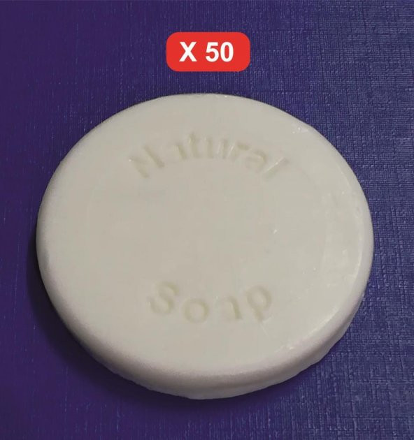Otel Sabunu 15gr. Sargılı Beyaz 50 Adet ürün görseli 1