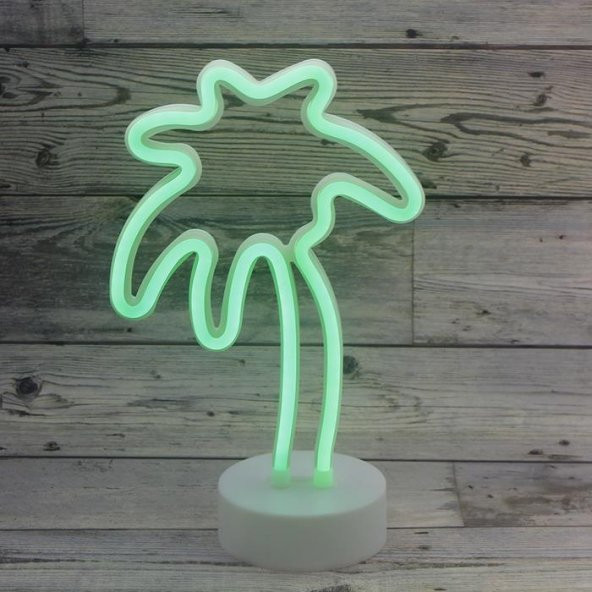 24cm Neon Led Palmiye Aydınlatma ürün görseli 1
