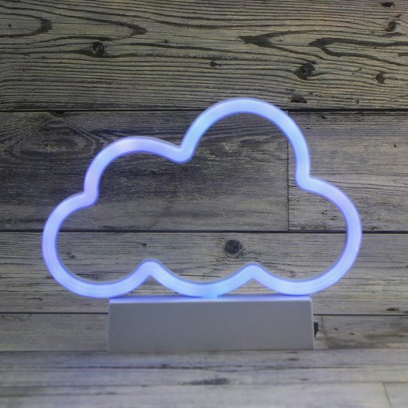 22cm Neon Led Bulut Aydınlatma ürün görseli 1