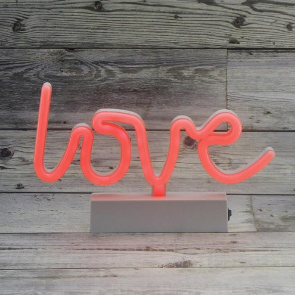 25cm Neon Led Love Yazısı Aydınlatma ürün görseli 1