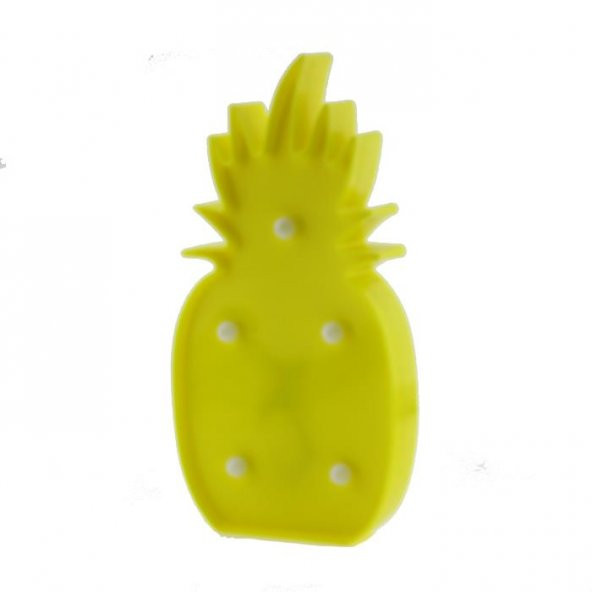 25cm Led Işıklı Plastik Ananas Gece Lambası ürün görseli 1