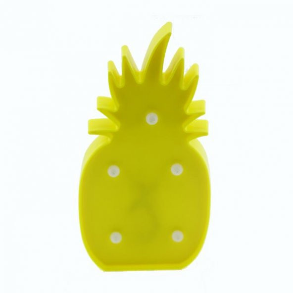 25cm Led Işıklı Plastik Ananas Gece Lambası - Resim 2