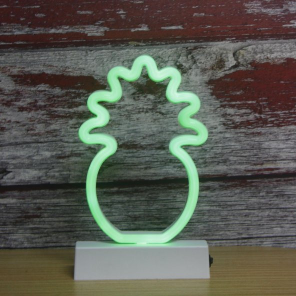 20cm Neon Led Ananas Aydınlatma - Resim 3