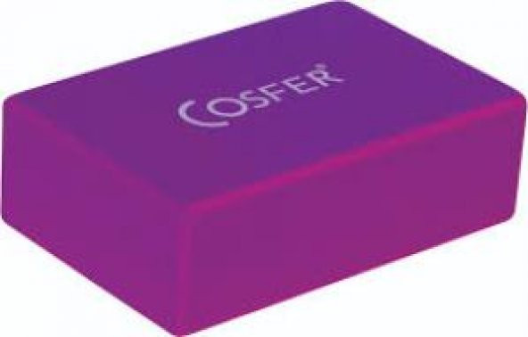 Cosfer CSF57MR Yoga Block - Mor - Resim 3
