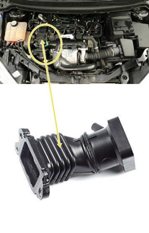 TURBO HAVA HORTUMU FORD FOCUS - CMAX 110PS - Resim 3