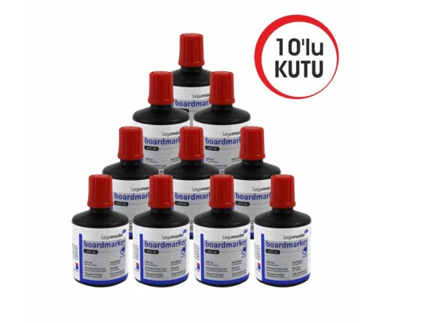 LEGAMASTER 1199 B.TAHTA MUREKKEP 100ML KRMIZI 10LU ürün görseli 1