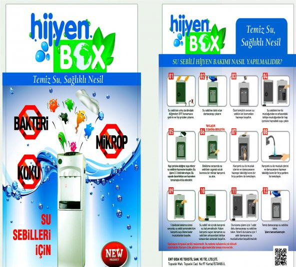 Su Sebil Temizleme solüsyon seti  (Resimli Uygulama Klavuzu İle ) Hijyen Box - Resim 9