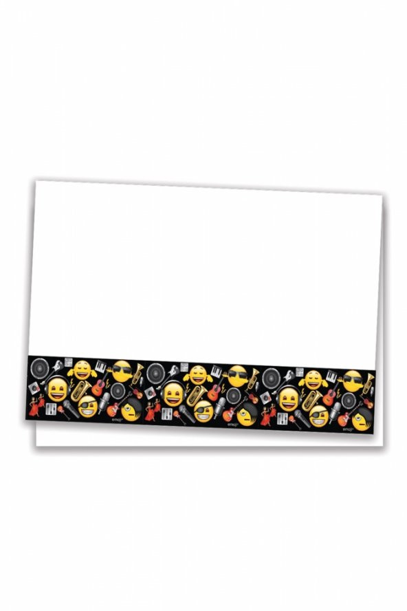 EMOJİ GENÇ MASA ÖRTÜSÜ 120X180(PLASTİK) ürün görseli 1