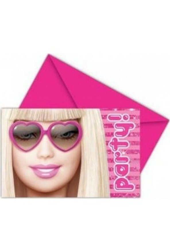 BARBİE FABULOUS DAVETİYE SET 6LI ürün görseli 1