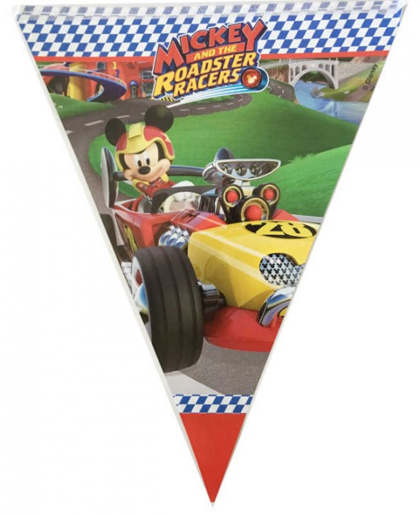 MİCKEY ROADSTER BAYRAK SET (11AD 3,2M) ürün görseli 1