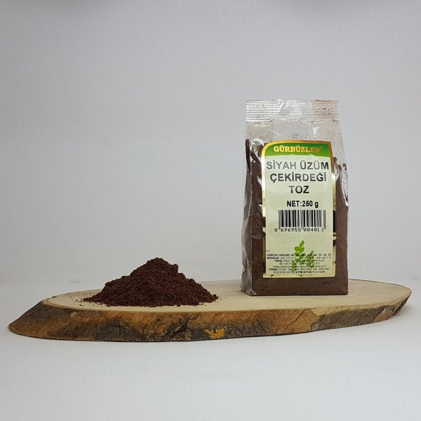 Siyah Üzüm Çekirdeği Toz 250 Gram ürün görseli 1