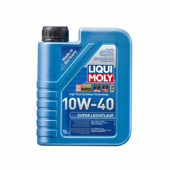 Liqui Moly Super Leichtlauf 10W-40 Motor Yağı 1 Lt (9503) ürün görseli 1