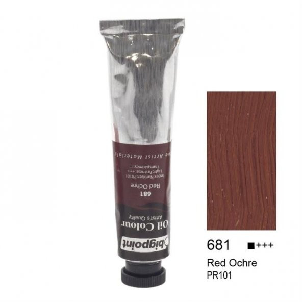 BIGPOINT 45ML RED OCHRE (681) YAGLI BOYA ürün görseli 1