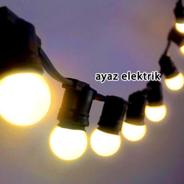 Sıralı Işık Seyyar Bahçe Aydınlatması 2x1,5mm Kablolu 5 Metre ürün görseli 1