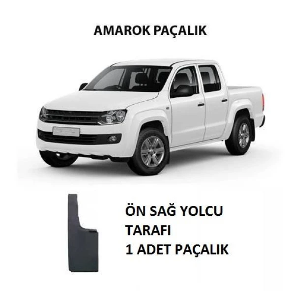VW Amarok Paçalık Tozluk Çamur Önleyici 1 Ad Ön Sağ Yolcu Tarafı ürün görseli 1
