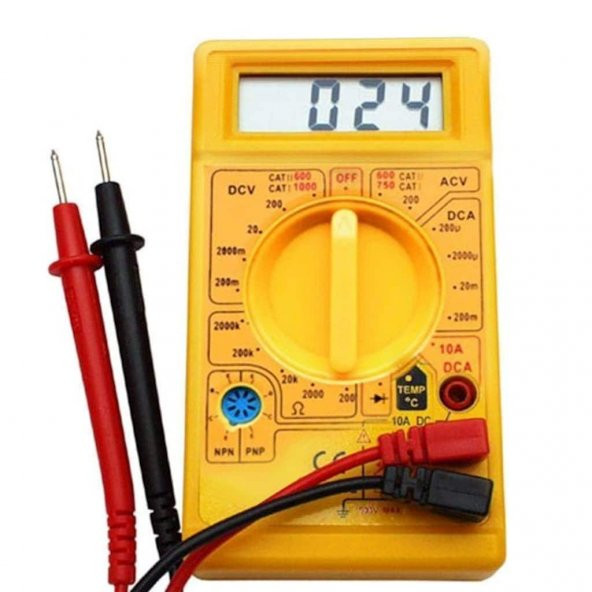 Knitex Dijital Avometre Multimetre Ölçü Aleti Akım Voltaj Direnç Ölçer KTX-659 ürün görseli 1