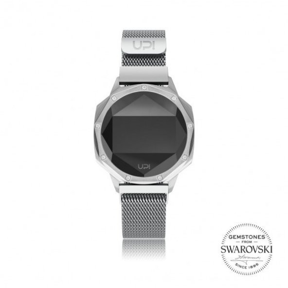 UPWATCH ICONIC SWAROVSKI® SILVER LOOP BAND KADIN KOL SAATİ ürün görseli 1
