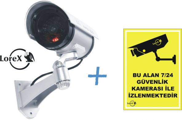 Caydırıcı Kamera + Kamera Uyarı Levhası ürün görseli 1