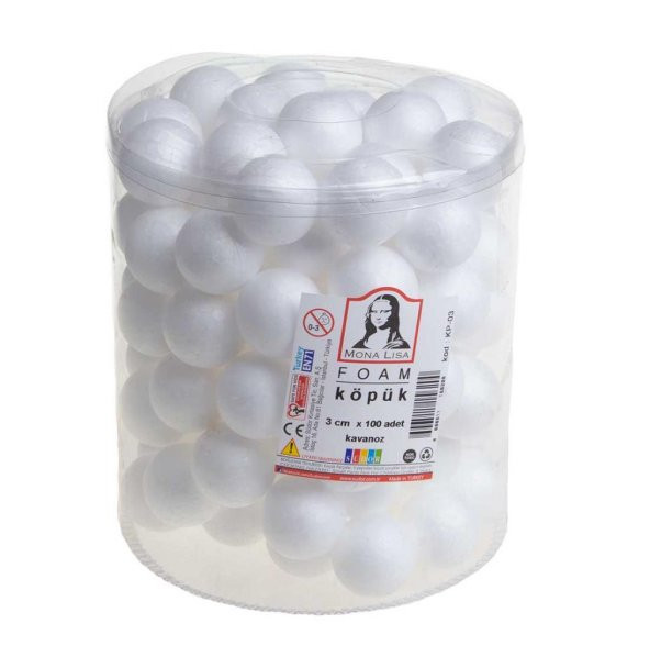 Südor Köpük Top 3cm 100lü - Resim 3