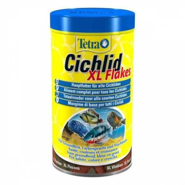 Tetra Cichlid XL Flakes 500 ML SKT: 04/2028 Orjinal Kutusunda ürün görseli 1
