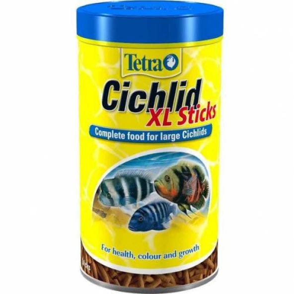 Tetra Cichlid XL Sticks 1 LT Skt: 03/2028 Orjinal Kutusunda ürün görseli 1
