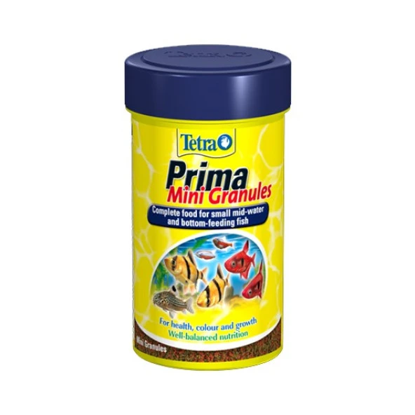 Tetra Prima Mini Granules 100 ML Skt: 08/2028 Orjinal Kutusunda Balık Yemi ürün görseli 1