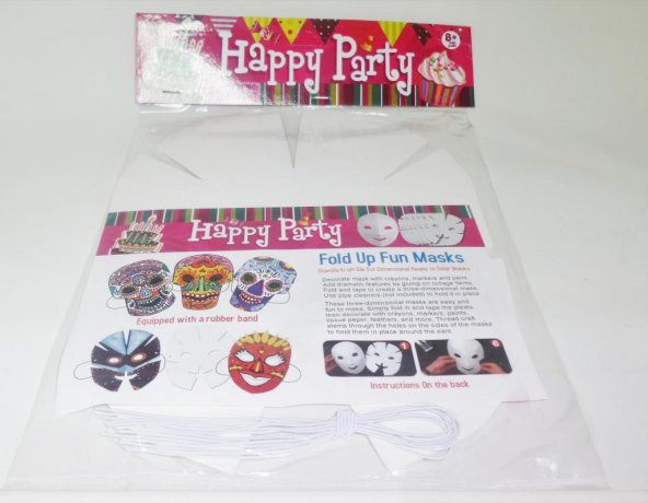 HAPPY BİRTHDAY MASKE SET - Resim 3