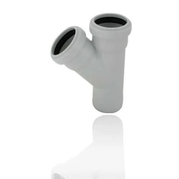 50x50 & 50*50 Pvc Pis su Boru Y Çatal Tek Çatal ürün görseli 1